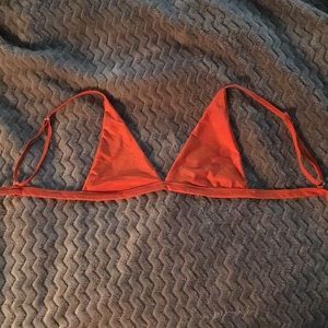Burnt orange bikini top